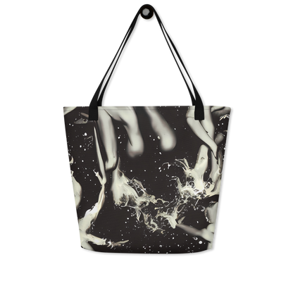 Large Tote Bag w/ Pocket - Newton's Silhouette