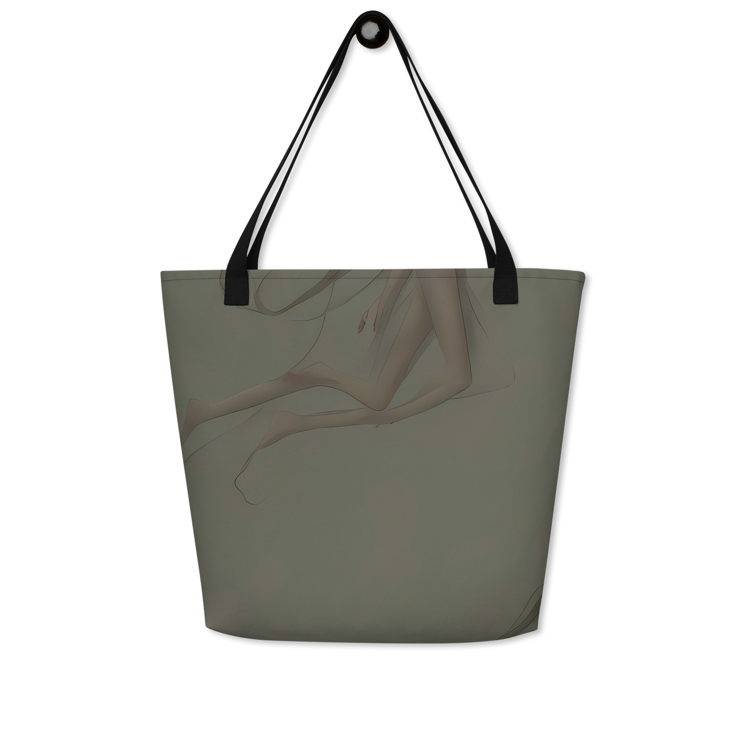 Large Tote Bag w/ Pocket - Valsecchi's Veil