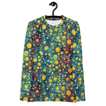 Women's Rash Guard - Starry Orbits