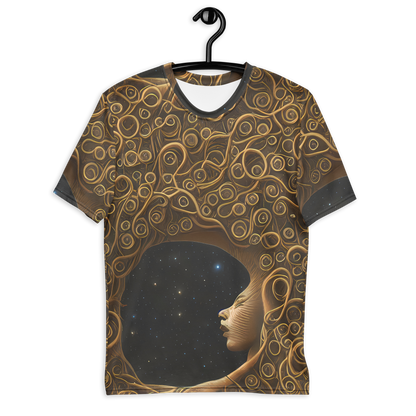 Men's Crew Neck T-Shirt - Ethereal Coils