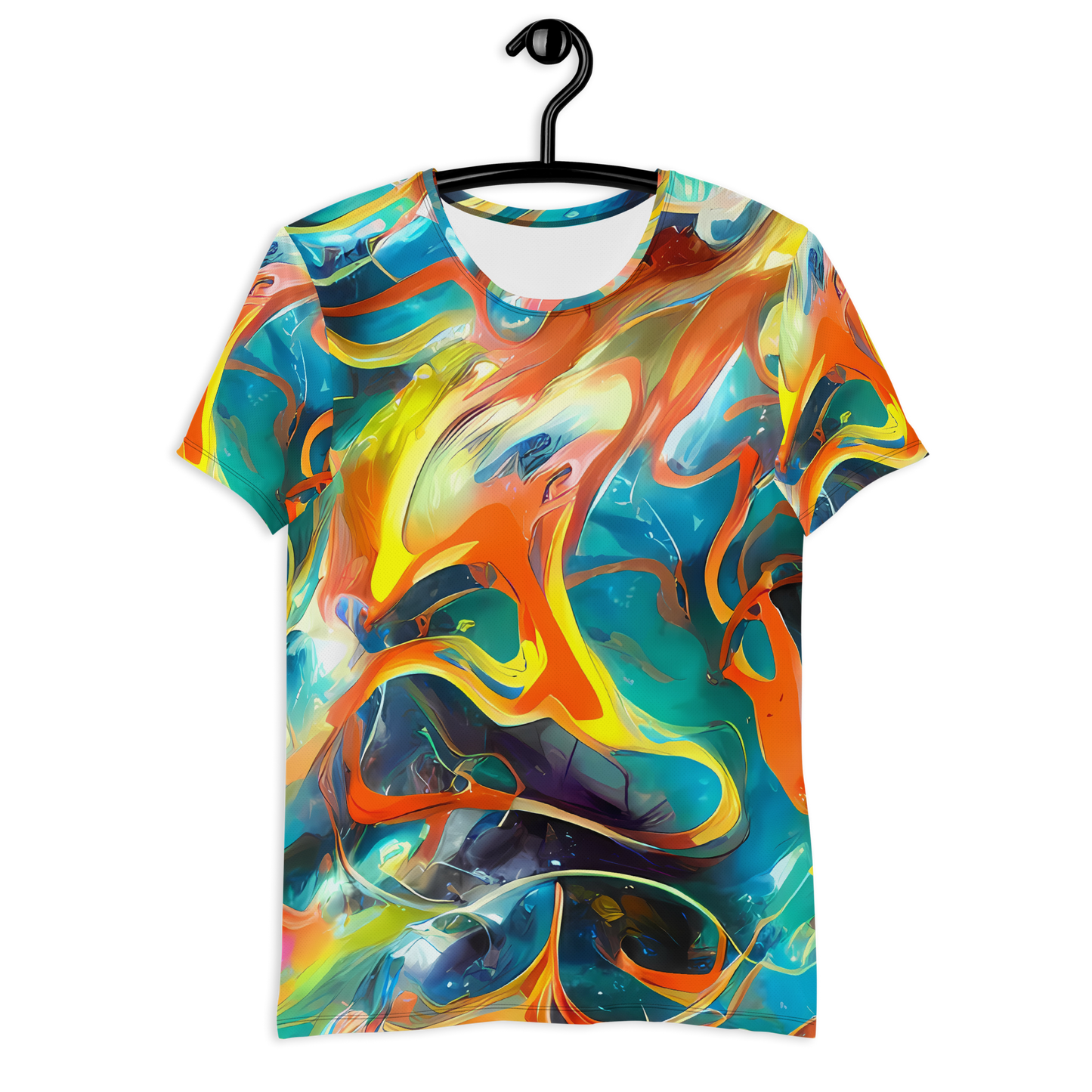 Men's Athletic T-Shirt - Cecily’S Swirl