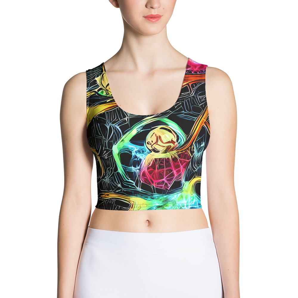 Crop Top - Psychedelic Pulsar