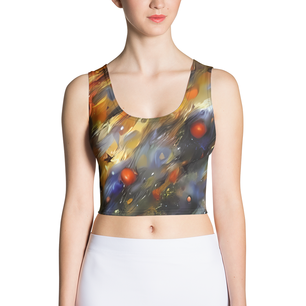 Crop Top - Brushstroke Blaze