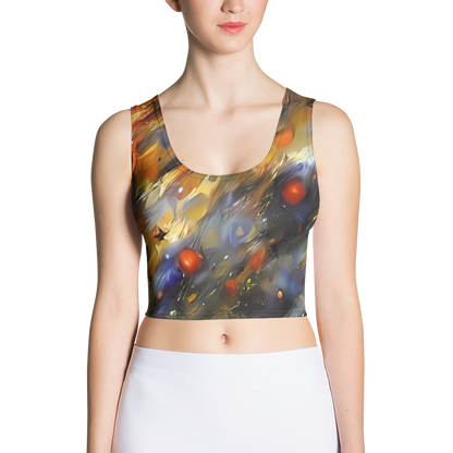 Crop Top - Brushstroke Blaze