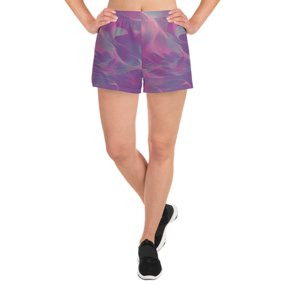 Women’s Athletic Shorts - Dreamscape Swirl