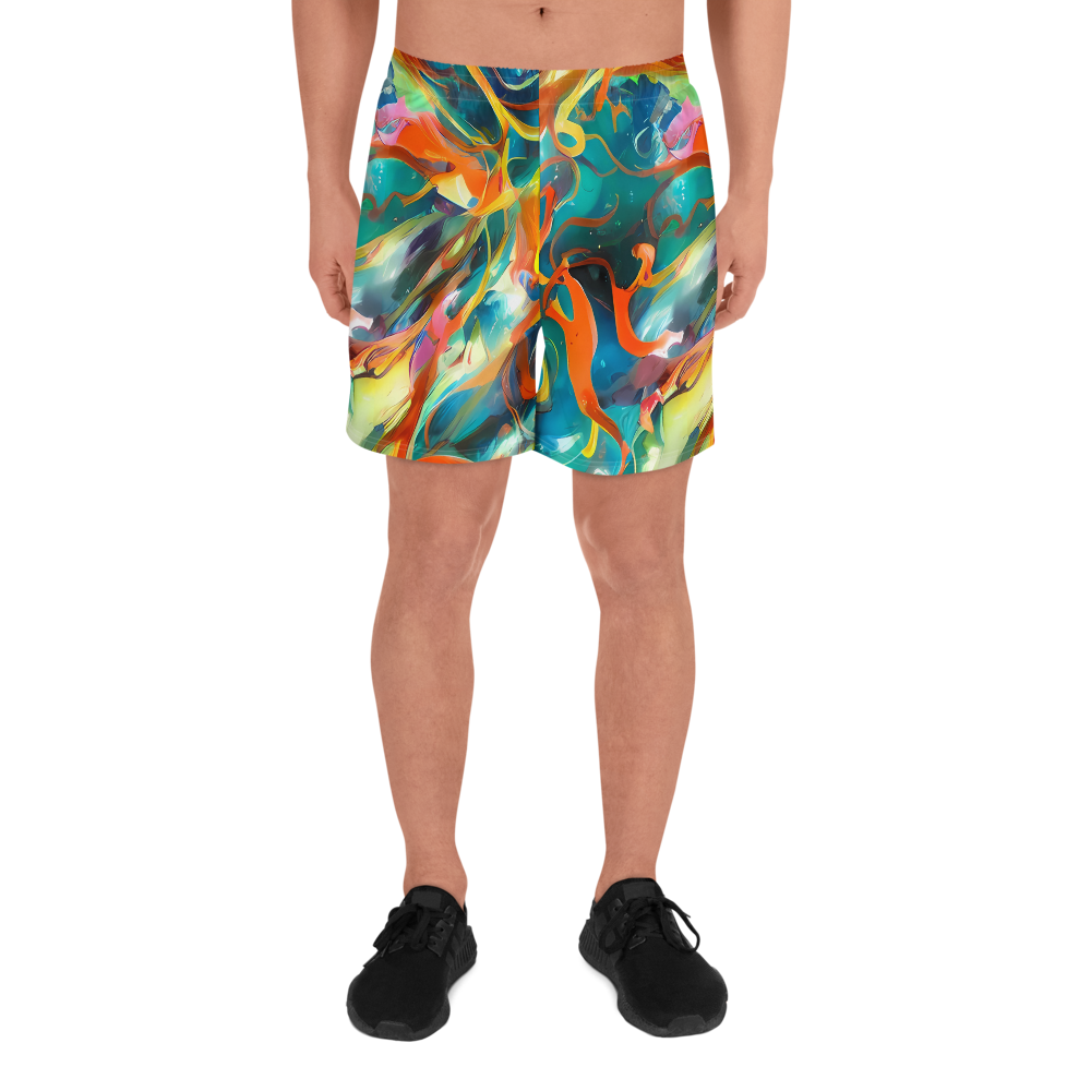 Men's Athletic Shorts - Cecily’S Swirl