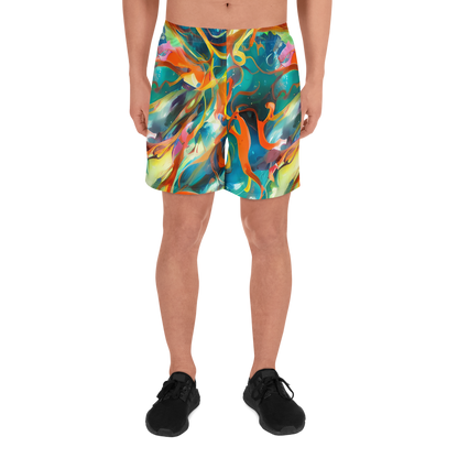 Men's Athletic Shorts - Cecily’S Swirl