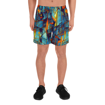 Men's Athletic Shorts - Abstract Eddy