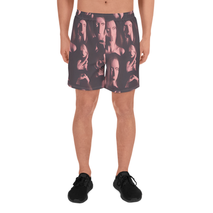 Men's Athletic Shorts - Portrait Whispers