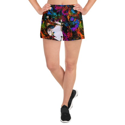 Women’s Athletic Shorts - Sultry Smoke