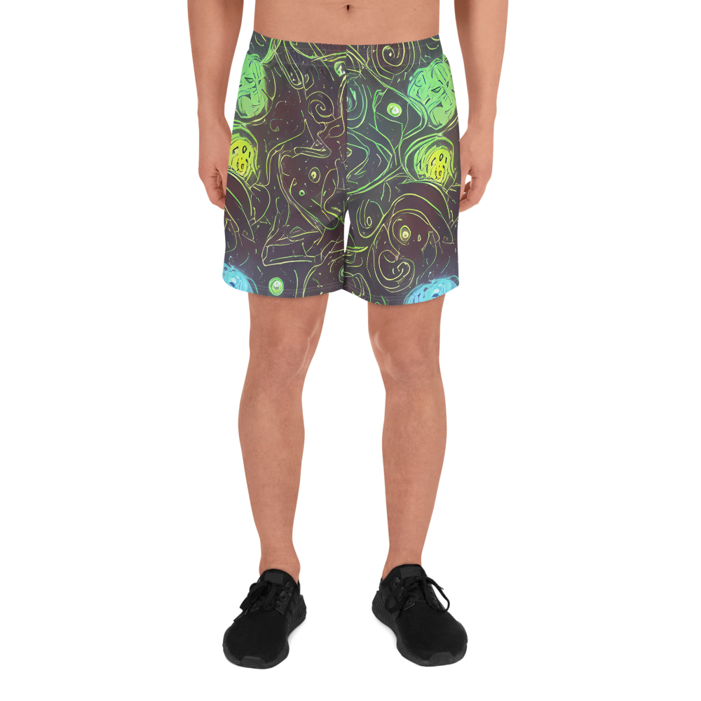 Men's Athletic Shorts - Starfield Scrolls