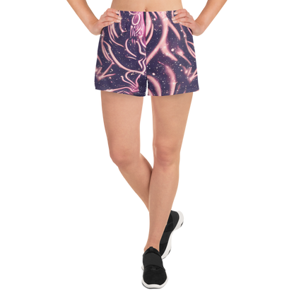 Women’s Athletic Shorts - Stardust Siren