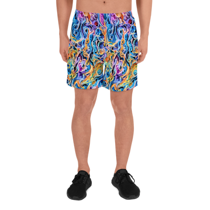 Men's Athletic Shorts - Rococo Vortex