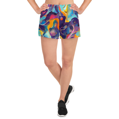 Women’s Athletic Shorts - Whimsical Fusion