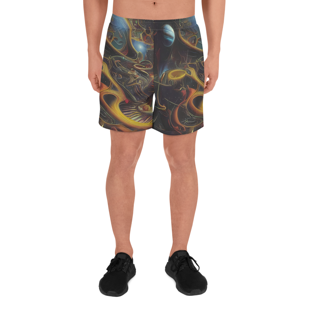 Men's Athletic Shorts - Galactic Swirl