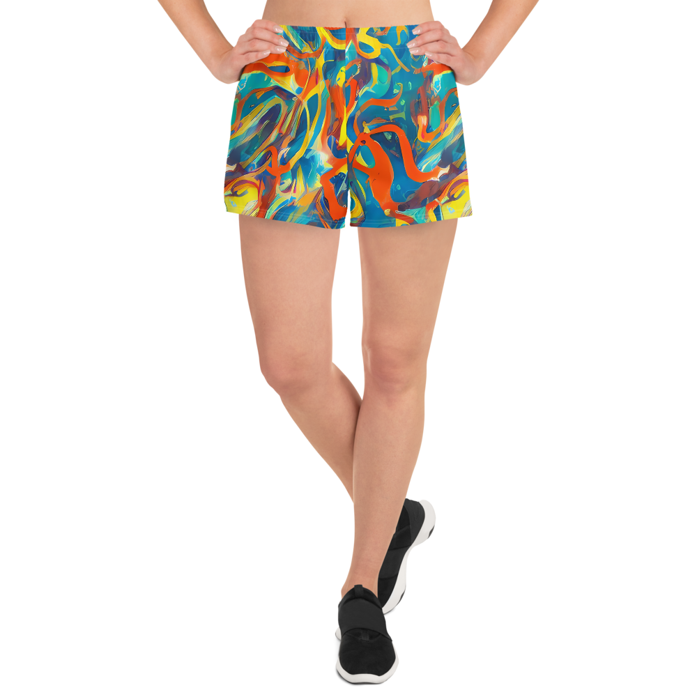 Women’s Athletic Shorts - Chromatic Fusion