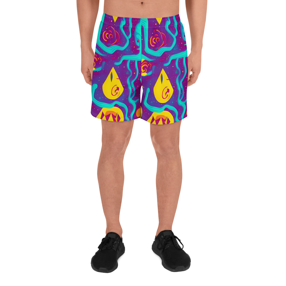 Men's Athletic Shorts - Cosmic Current