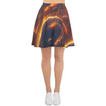 Skater Skirt - Inferno Spirals