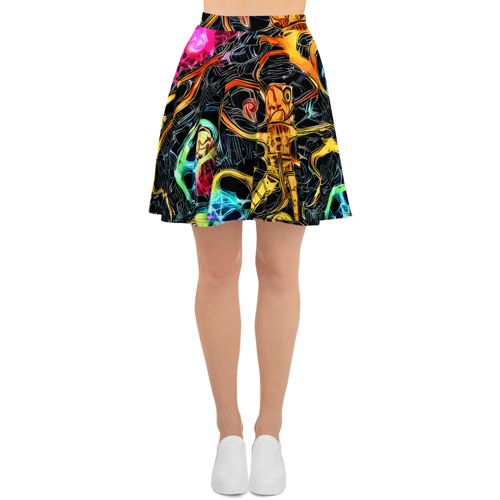 Skater Skirt - Psychedelic Pulsar