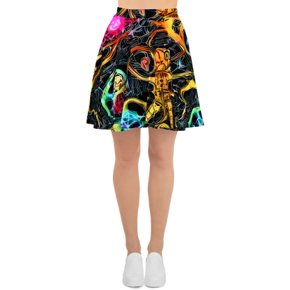 Skater Skirt - Psychedelic Pulsar