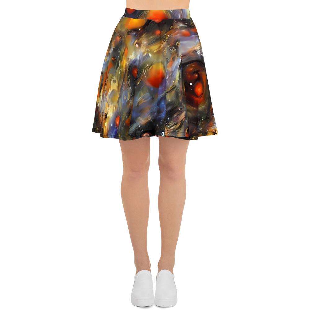 Skater Skirt - Brushstroke Blaze