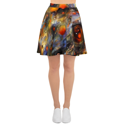 Skater Skirt - Brushstroke Blaze