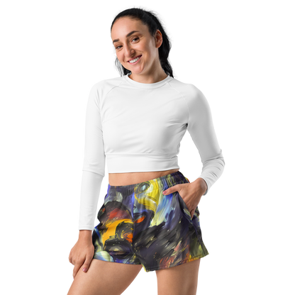 Women’s Athletic Shorts - Corinthian Gaze