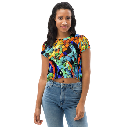 Women's Crop Tee - Cascade Muralista