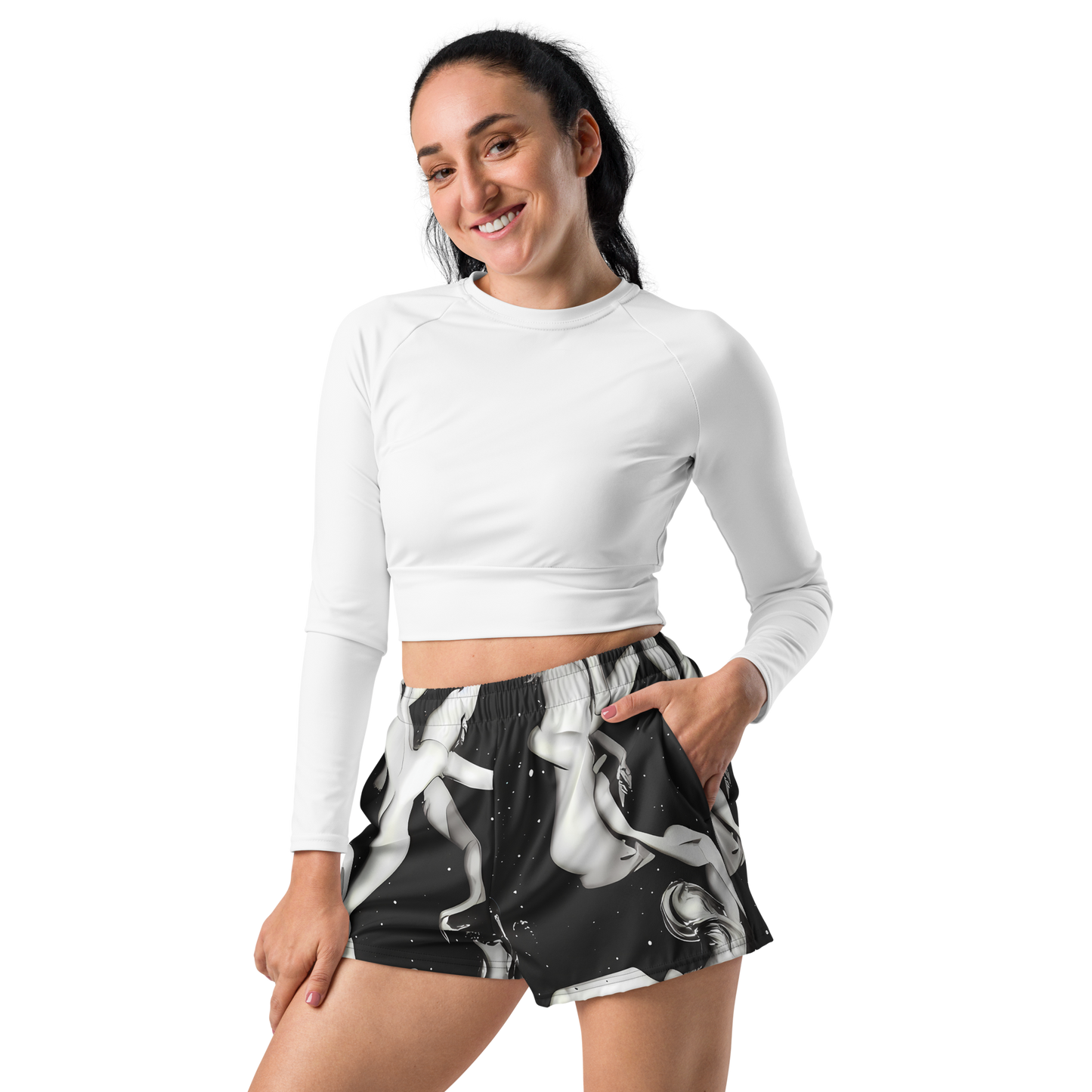 Women’s Athletic Shorts - Galactic Vogue