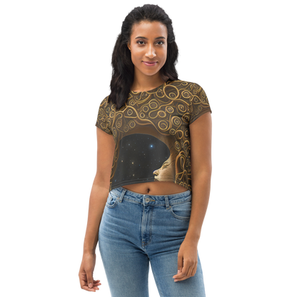 Women's Crop Tee - Ethereal Coils