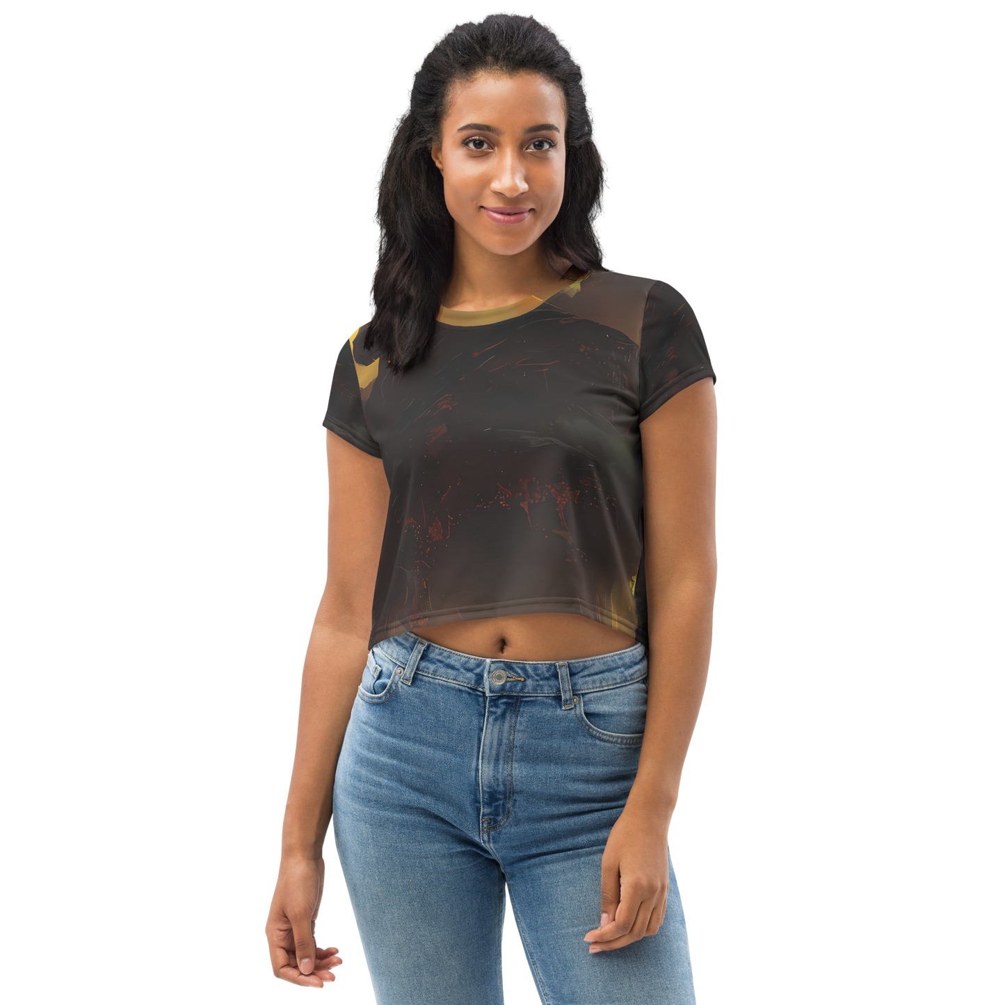 Women's Crop Tee - Solar Torrent