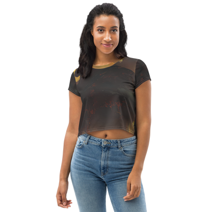 Women's Crop Tee - Solar Torrent