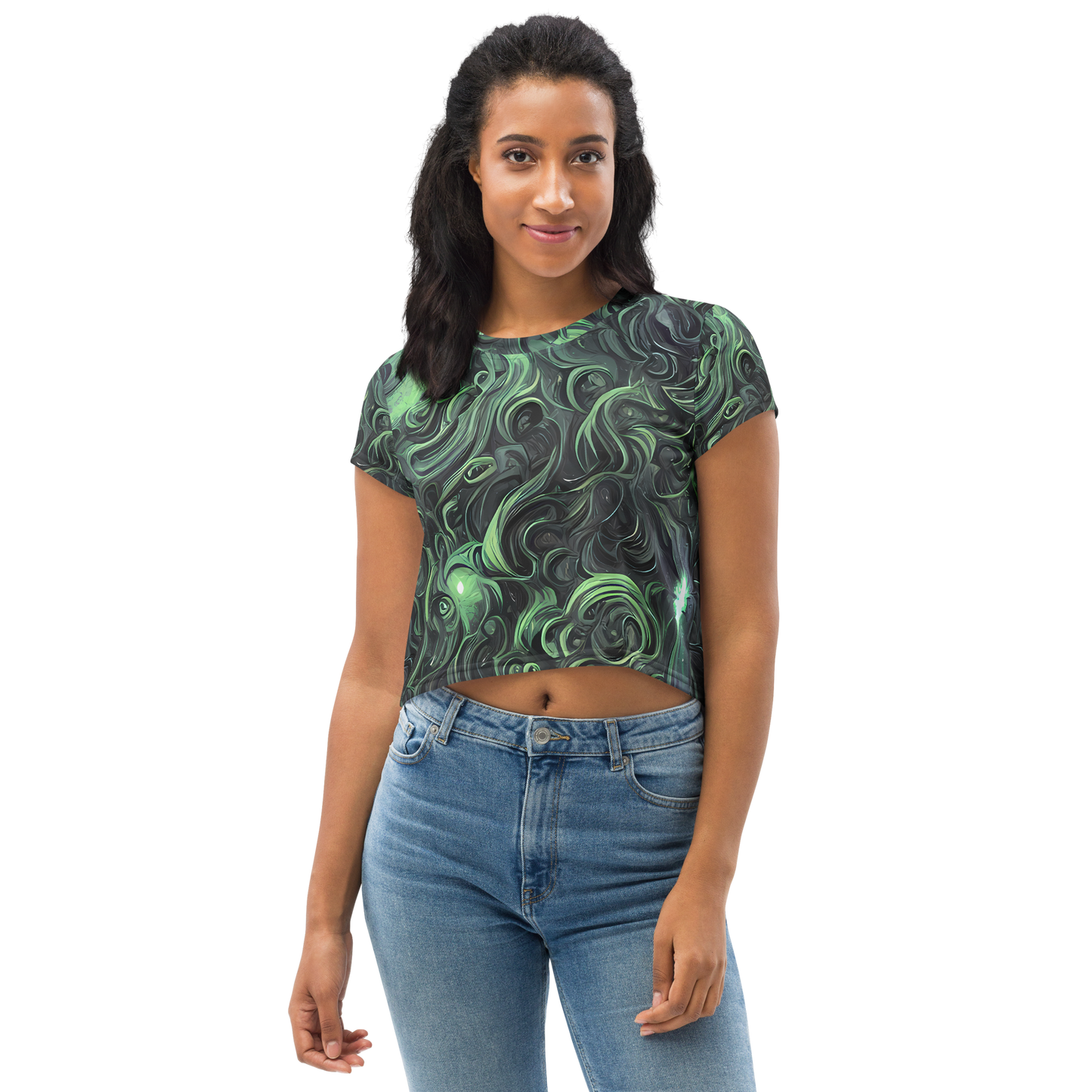 Women's Crop Tee - Savrasov Swirls