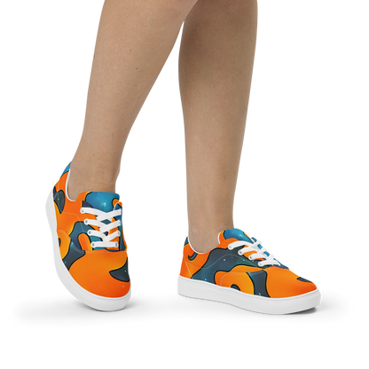 Women's Lace-Up Canvas Shoes - Criswell Cosmos