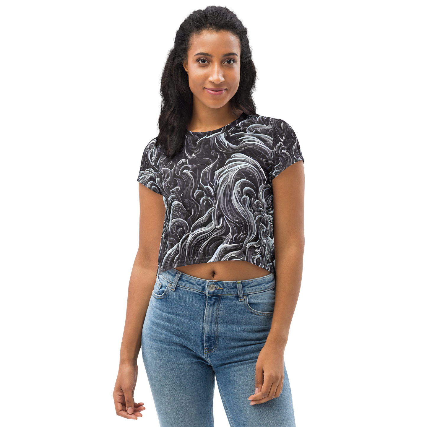 Women's Crop Tee - Savrasov Swirls