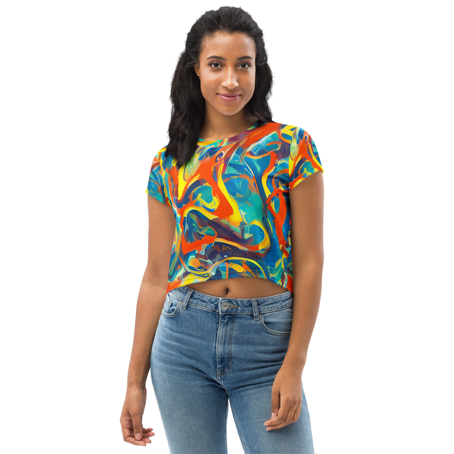 Women's Crop Tee - Chromatic Fusion