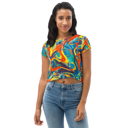 Women's Crop Tee - Chromatic Fusion