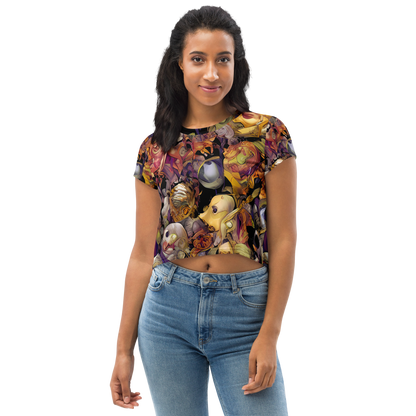 Women's Crop Tee - Arcimboldo Abundance