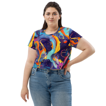 Women's Crop Tee - Whimsical Fusion