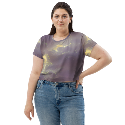 Women's Crop Tee - Stormy Muse