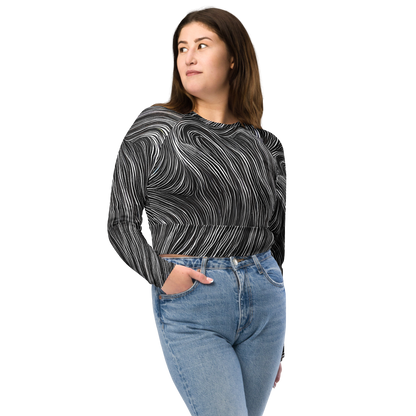 Long Sleeve Crop Top - Wirth Waves