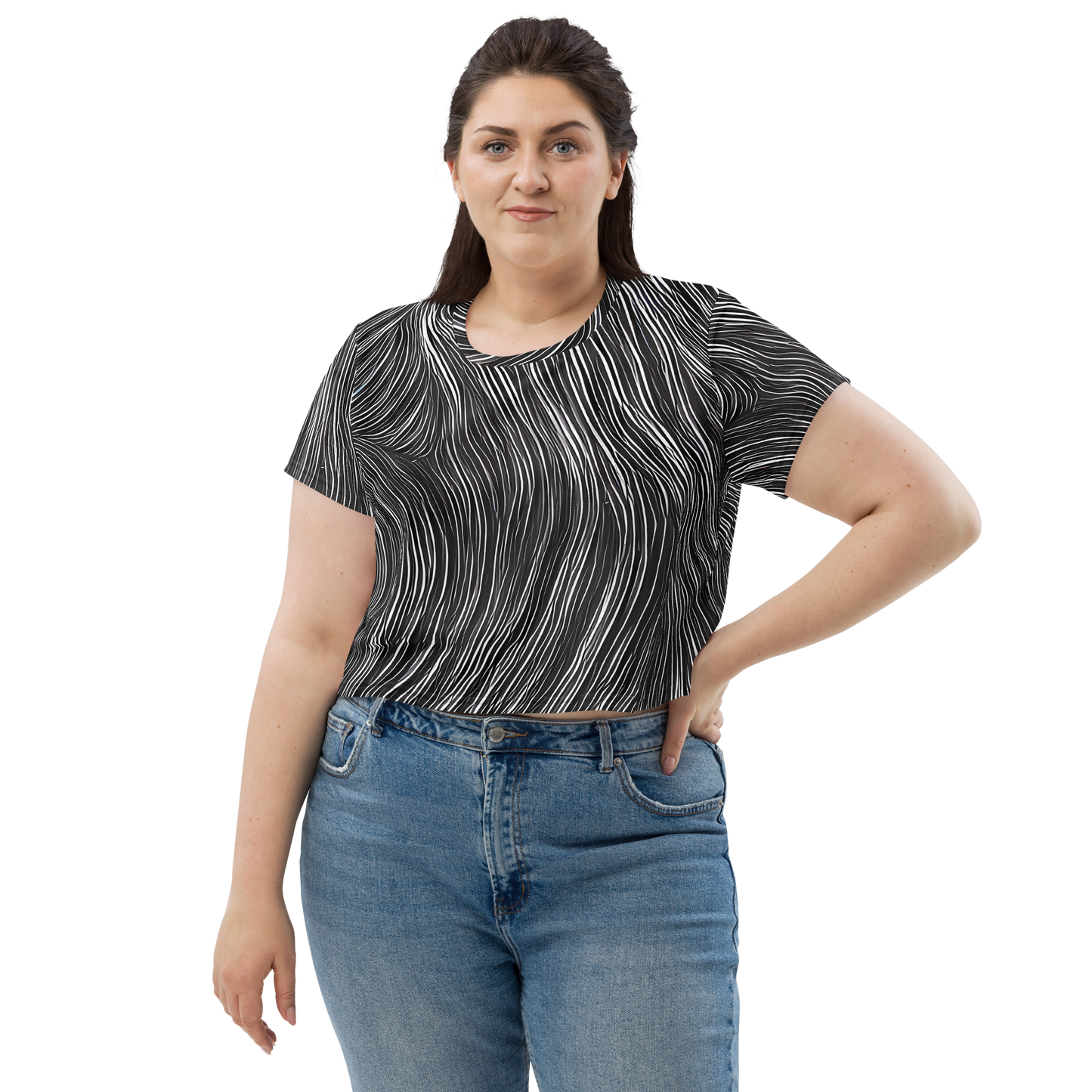 Women's Crop Tee - Wirth Waves