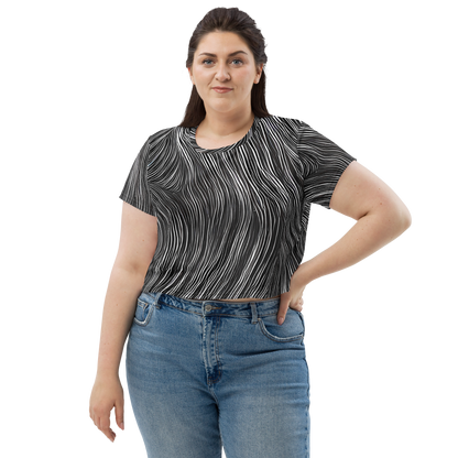 Women's Crop Tee - Wirth Waves