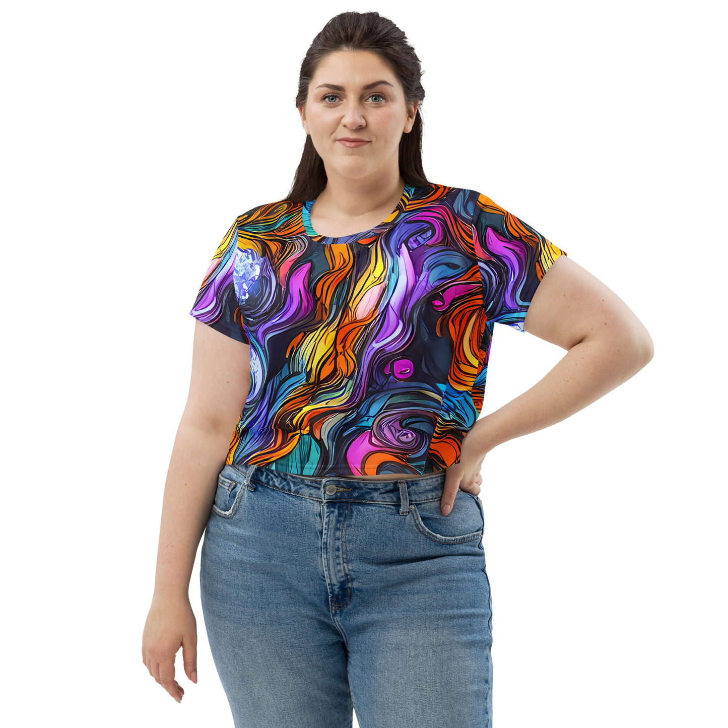 Women's Crop Tee - Guiard's Whirl