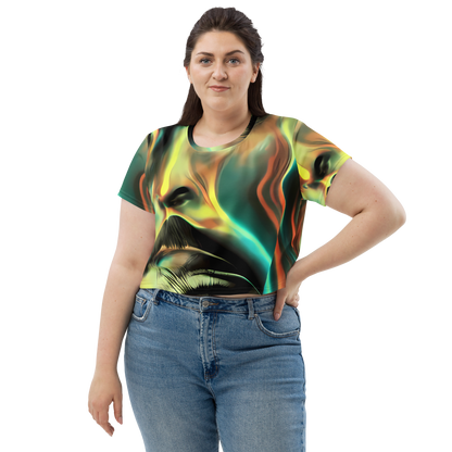 Women's Crop Tee - Newtonian Visage