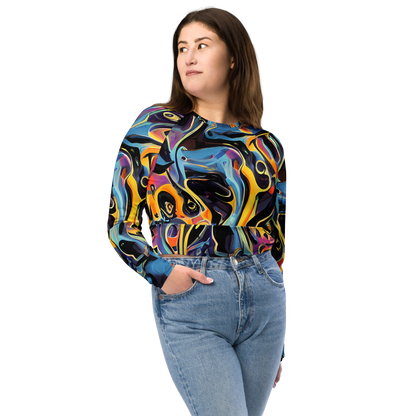 Long Sleeve Crop Top - Newtonian Rhapsody