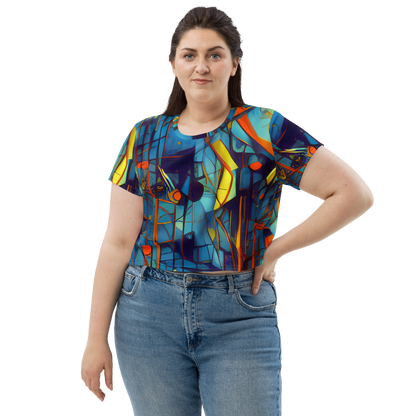 Women's Crop Tee - Abstract Eddy