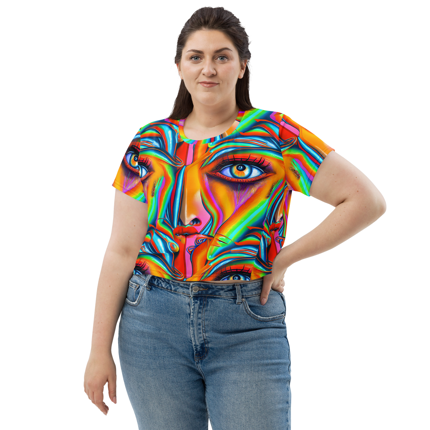 Women's Crop Tee - Kaleidovisions