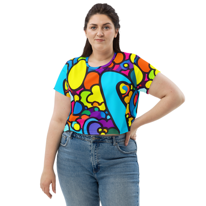 Women's Crop Tee - Pop Playland