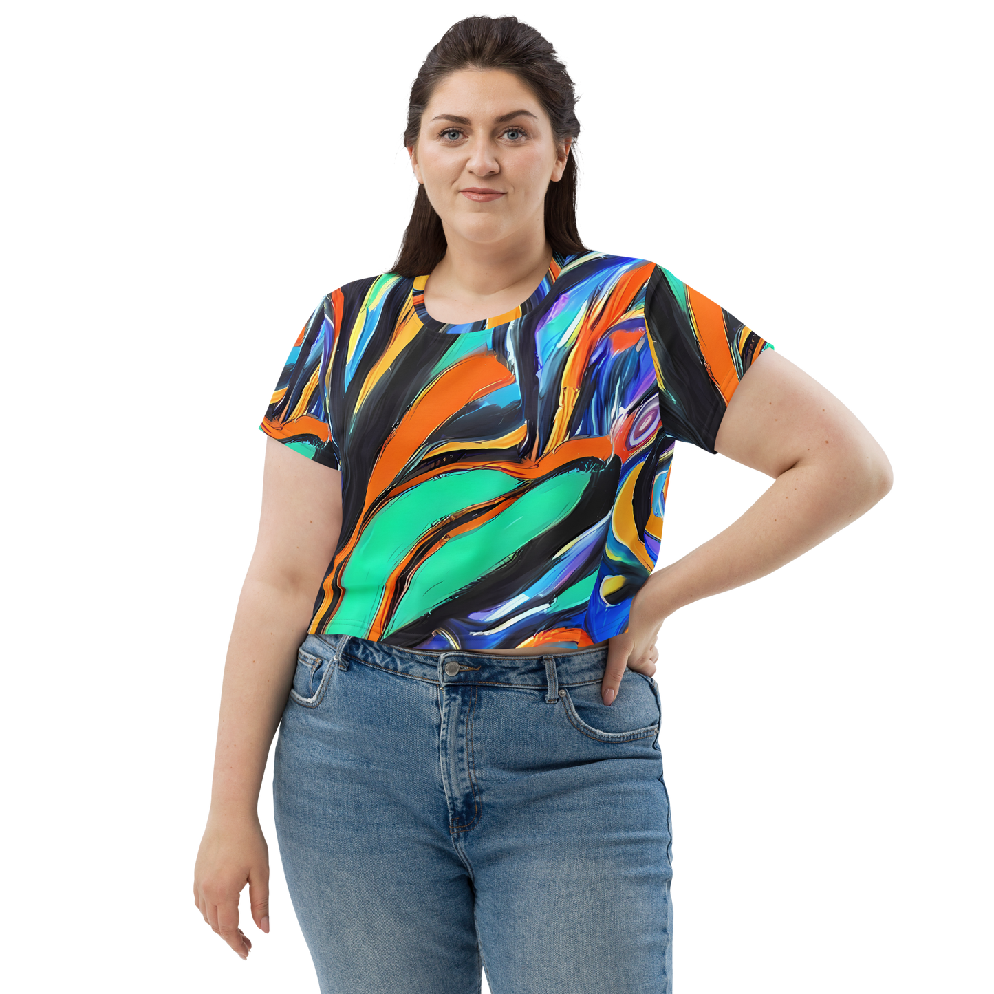 Women's Crop Tee - Carr's Whirl